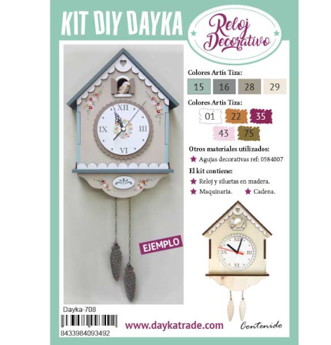 Kit DIY Dayka Reloj Cuco Kit DIY Dayka Reloj Cuco