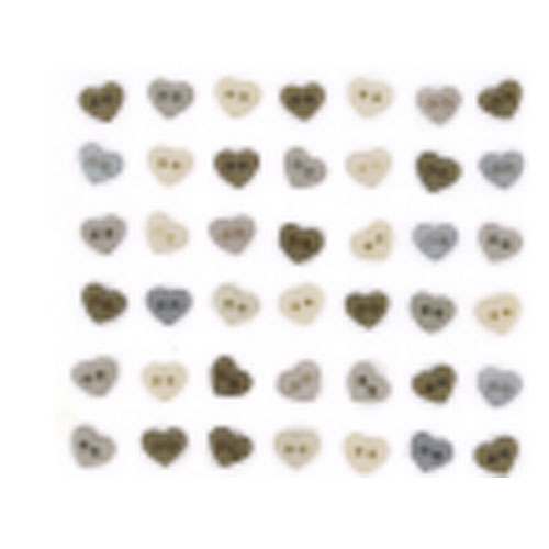 botones decorativos corazones